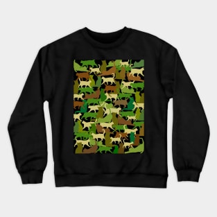 Cat Camo Crewneck Sweatshirt